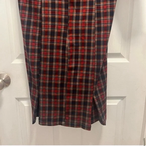 Unique Vintage Red Plaid Carmen
Half Sleeve Wiggle Dress Mad Men 2XL - NWT - Picture 12 of 15